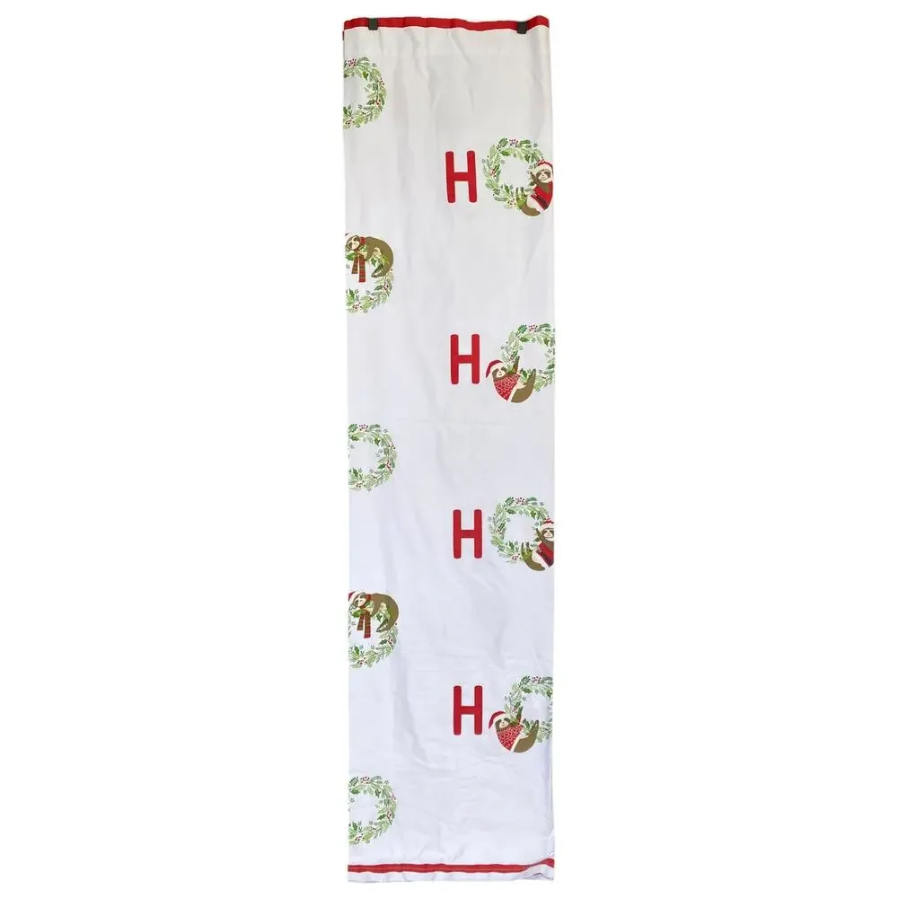 Tahari Home Holiday Sloth Shower Curtain 70